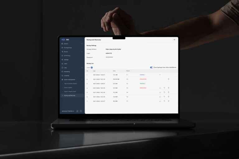 app UI